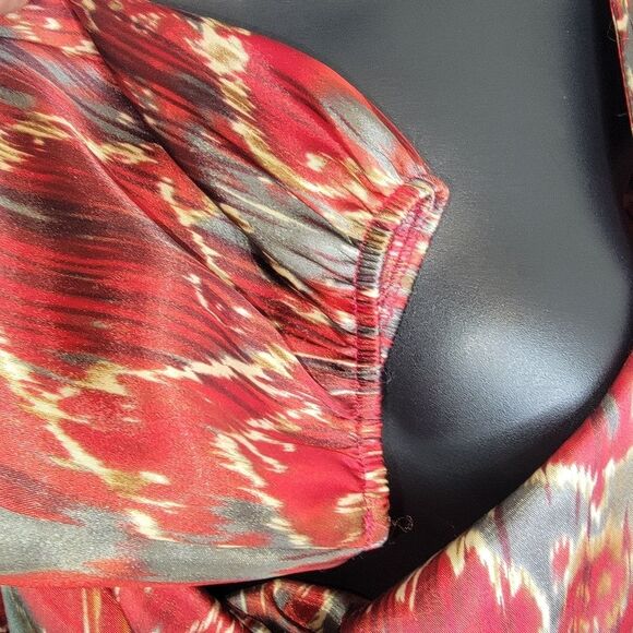Lane Bryant Satin Twist Bust Blouse 14/16 - Picture 4 of 5